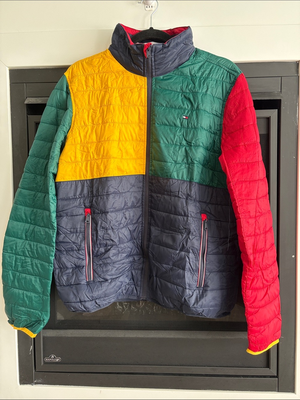 Tommy Hilfiger Packable Colorblock Puffer